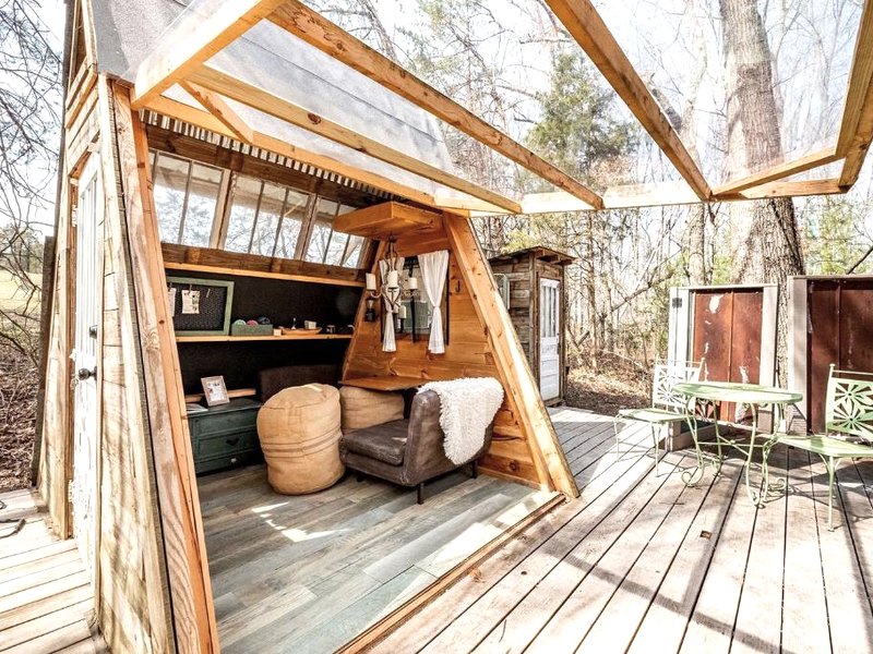 Off-Grid Experience in Cozy Mini A-Frame in Picturesque Tennesseeの写真
