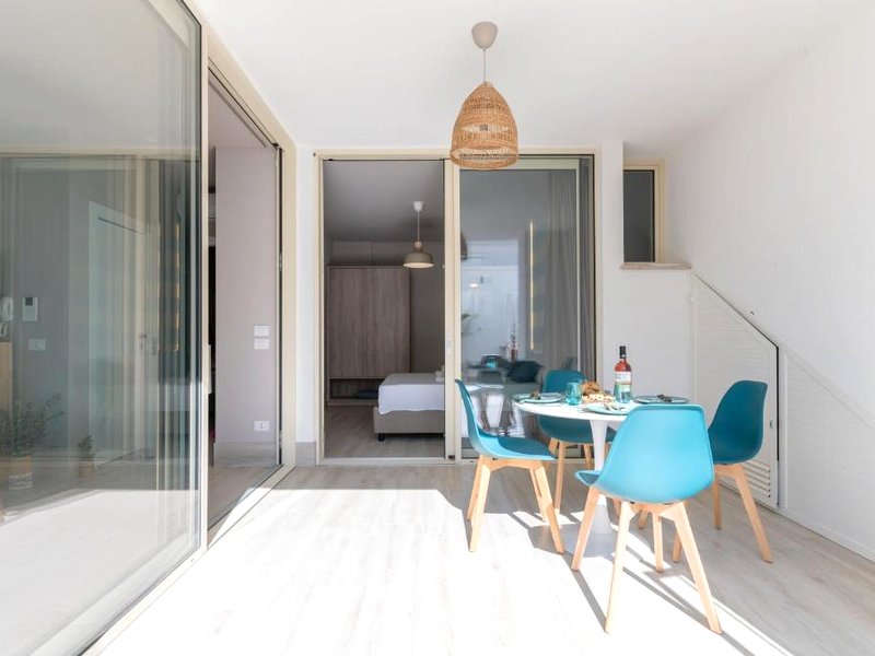 ［サルヴェ］アパートメント（45m²）｜ 2ベッドルーム／2バスルーム (Mare Villas Pescoluse Design Apartment)の写真