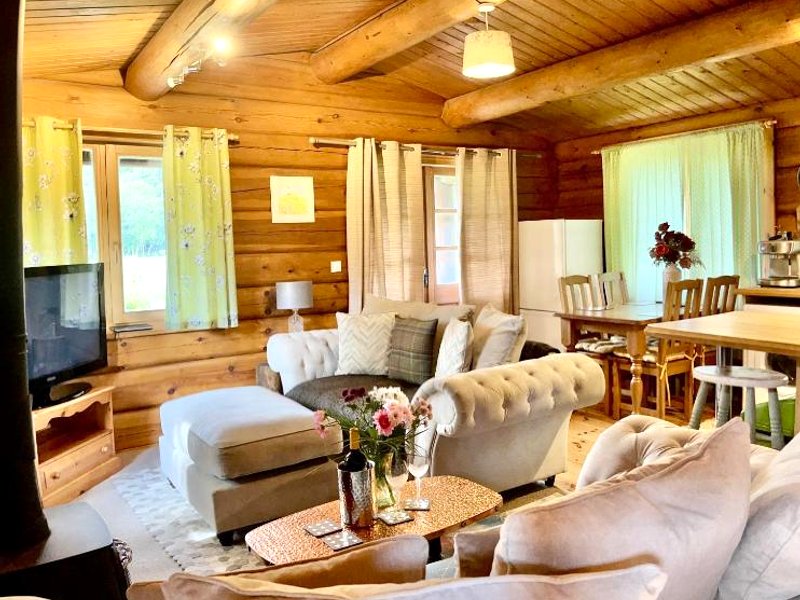 Log home villageの写真