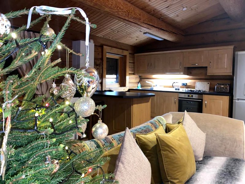 Log home villageの写真