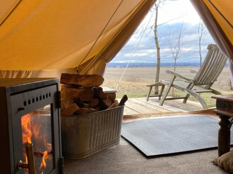 Glamping 4 saisons @ Eco Lodge Bûcheron Bergère (Glamping 4 saisons @ Eco Lodge Bucheron Bergere)の写真