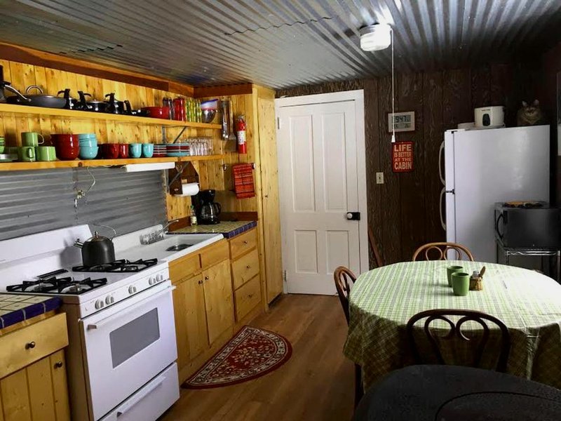 Rustic Cabin Rental on Conejos River in San Juan Wilderness, Coloradoの写真