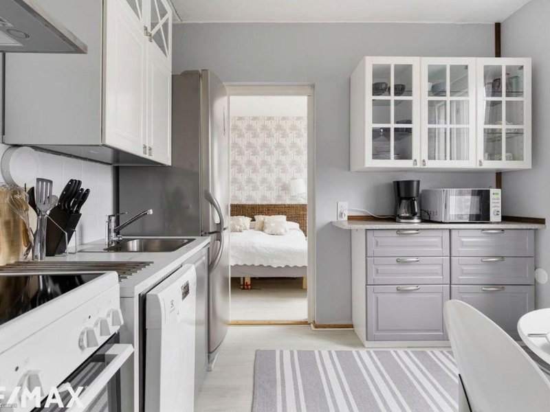 Viherkallio two room apartment with kitchen and balkonyの写真