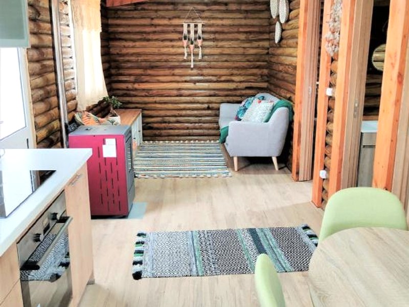 ［ソウレ］バンガロー（55m²）｜ 2ベッドルーム／1バスルーム (Sunflower loghouse)の写真