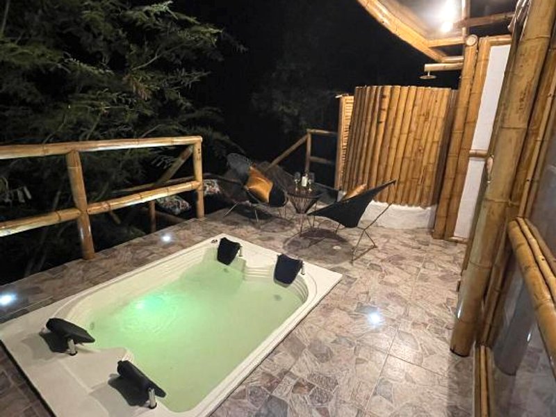 ［サンタ リタ］ヴィラ（250m²）｜ 1ベッドルーム／1バスルーム (Cabaña de lujo en la montaña)の写真