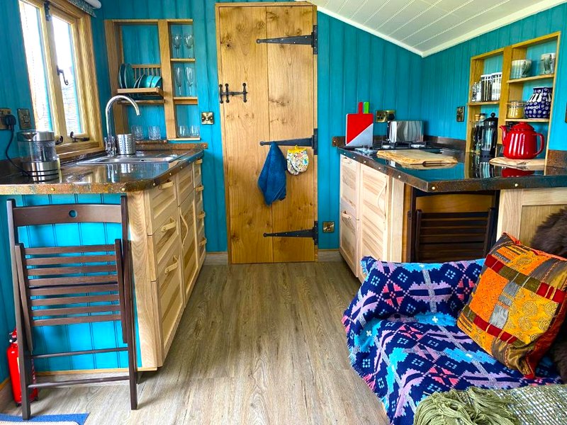 Dôl Swynol Glamping Luxury cabin with outdoor bath (Dol Swynol Glamping Luxury cabin with outdoor bath)の写真