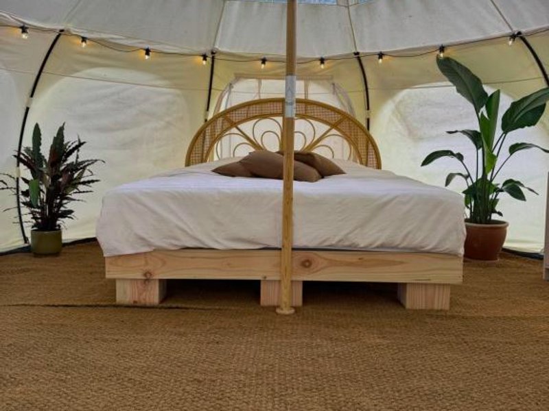 Glampingtelt telt i naturens hjerteの写真
