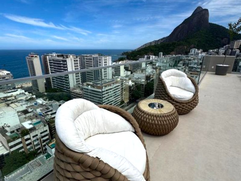 Flat com Vista do Mar, Piscina, Sauna, Academia e Garagem no Leblonの写真