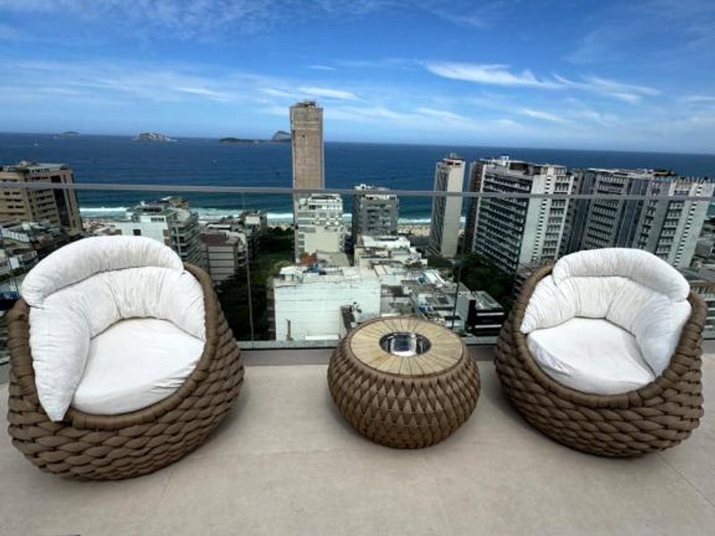 Flat com Vista do Mar, Piscina, Sauna, Academia e Garagem no Leblonの写真
