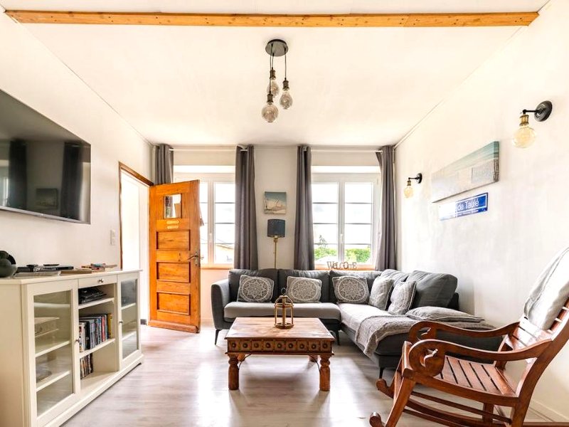 ［トル］アパートメント（65m²）｜ 2ベッドルーム／1バスルーム (Gîte Passiflore avec sauna Taulé proche Carantec)の写真