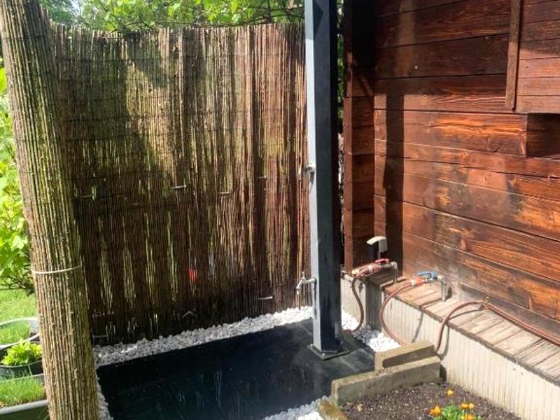 Gemütliche Blockhütte mit großem Garten (Gemutliche Blockhutte mit großem Garten)の写真