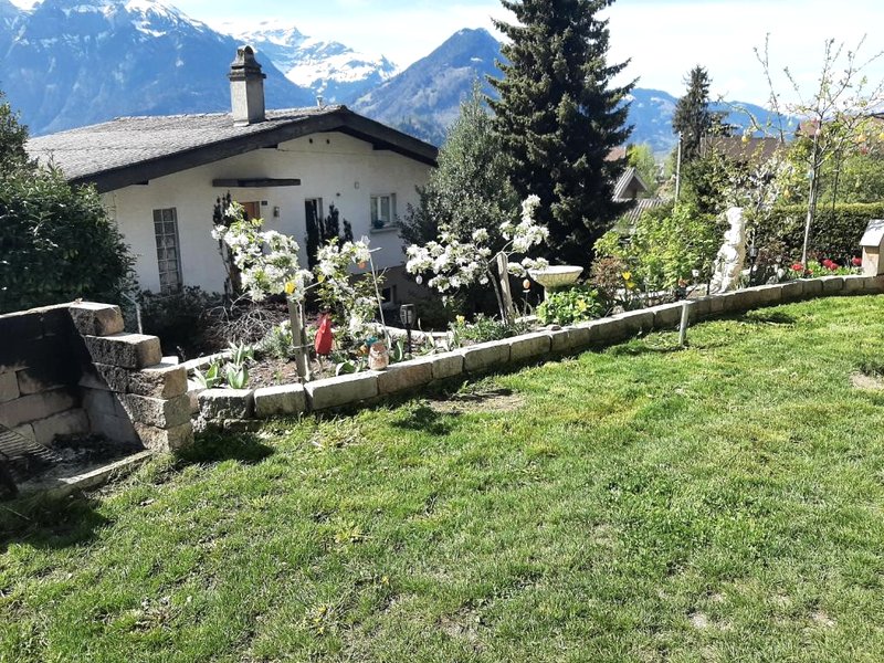 Chalet apartment by Interlaken. Parkingの写真