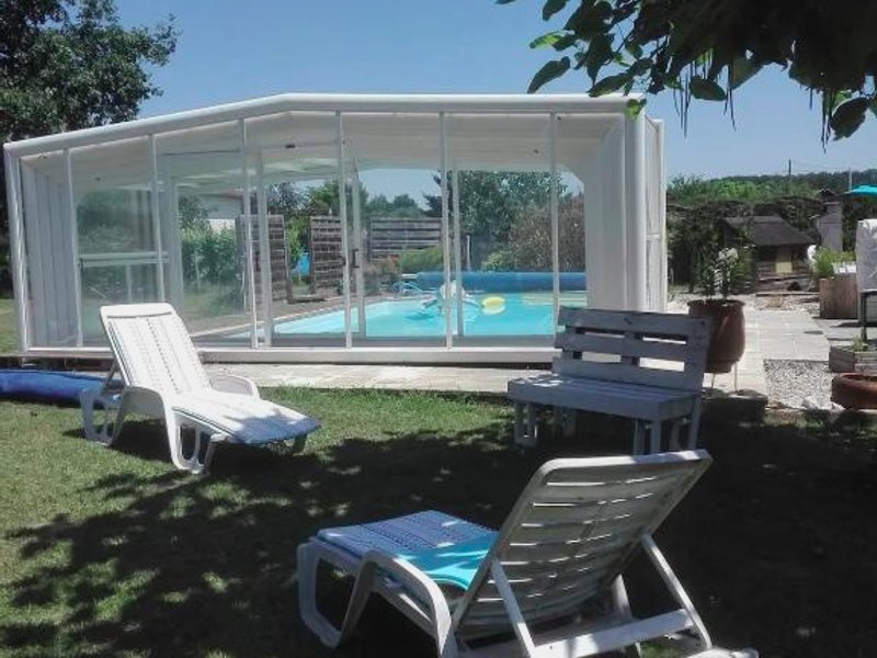 Chalet charmant avec piscine partagée à Eymet (Chalet charmant avec piscine partagee a Eymet)の写真