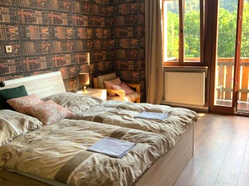 Hotelzimmer im alten Reihenhaus auf der Stadtmauerの写真