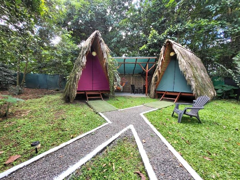 Centro Ananda, Cabina, Bambuszeltの写真