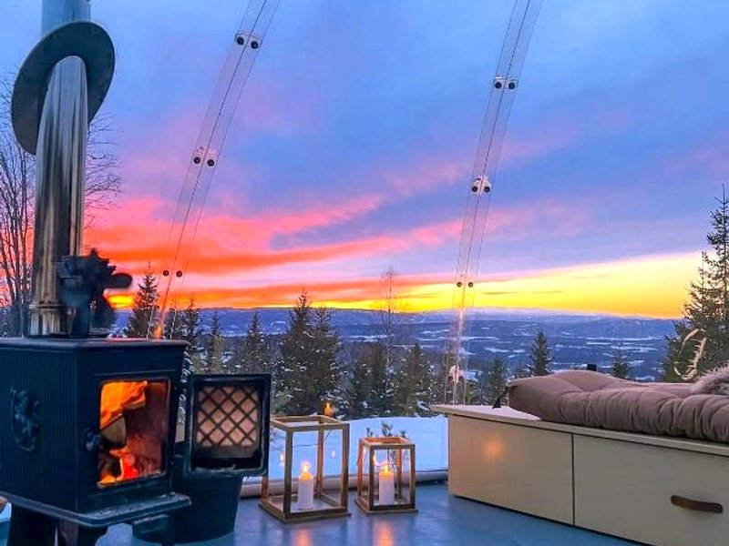 Glass Igloo With Panoramic Views In Åsbygda (Glass Igloo With Panoramic Views In Asbygda)の写真