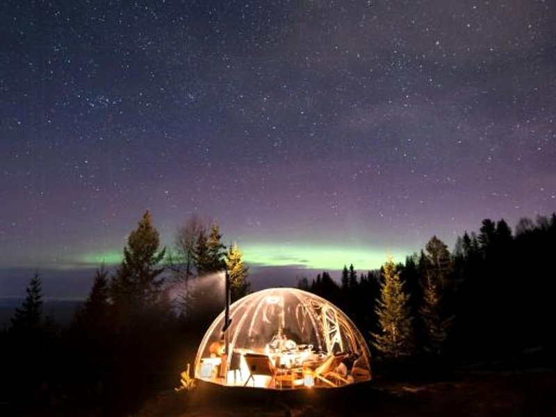 Glass Igloo With Panoramic Views In Åsbygda (Glass Igloo With Panoramic Views In Asbygda)の写真