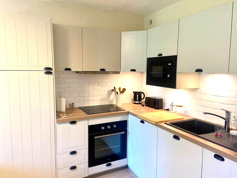 Cozy Appartement avec vue sur montagneの写真