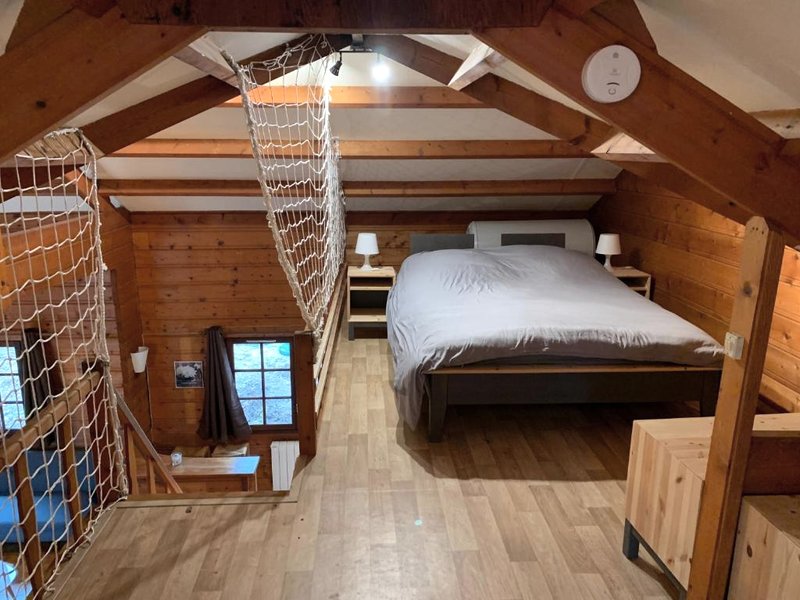 Chalets dans les boisの写真