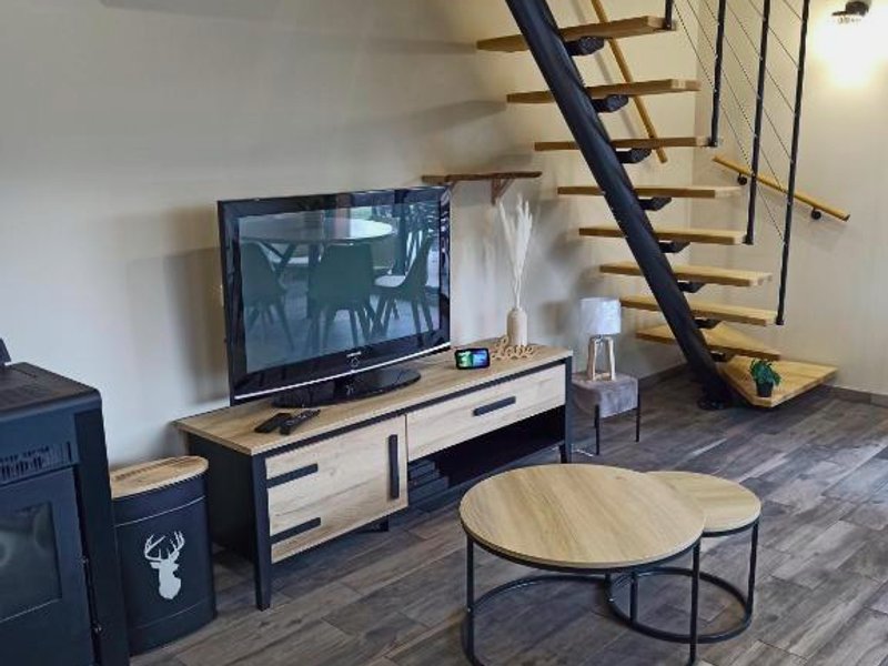 Chalet Le Nid Douillet avec jacuzzi et sauna privatifsの写真