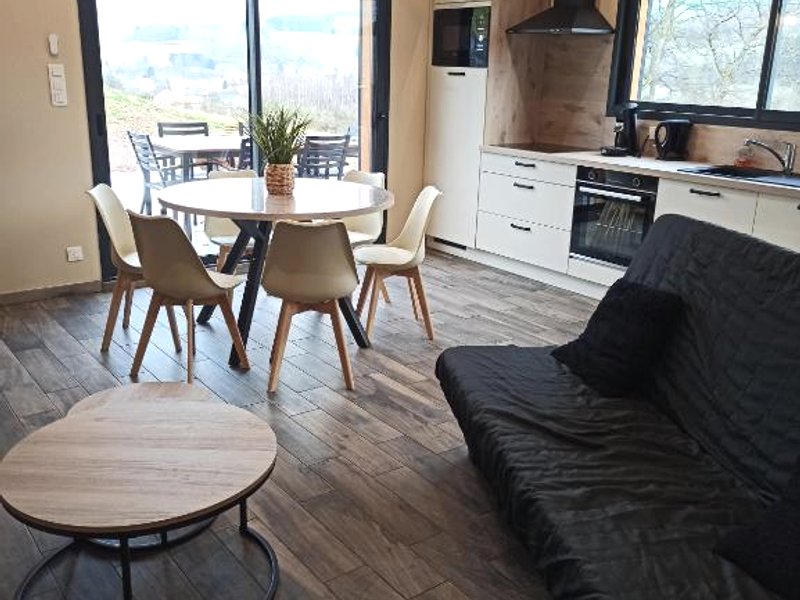 Chalet Le Nid Douillet avec jacuzzi et sauna privatifsの写真