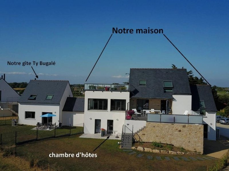 Chambres 2-3 pers à 600m de la plage de Kerhillio - Erdeven plage (Chambres 2-3 pers a 600m de la plage de Kerhillio - Erdeven plage)の写真