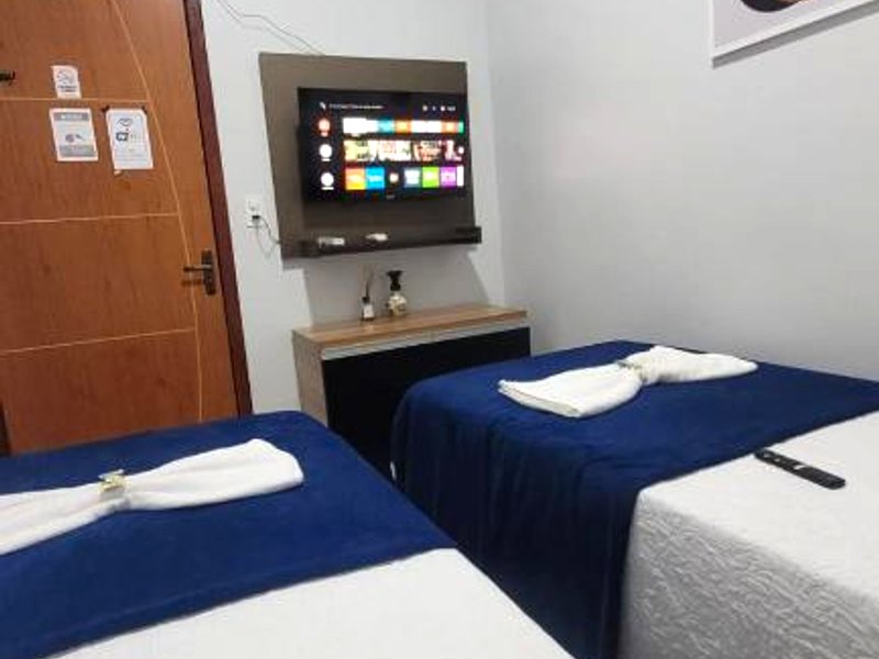 Quarto 4 econômico duplo próximo do aeroporto com ar condicionado e wifi grátis (Quarto 4 economico duplo proximo do aeroporto com ar condicionado e wifi gratis)の写真